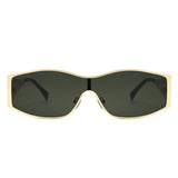 HJ2120 - Oversize Rectangle Wrap Shield Flat-Top Wholesale Sunglasses