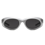 HS2216 - Bold Futuristic Oval Wrap Y2K Wholesale Sunglasses