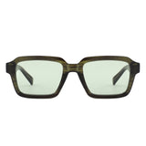 S1260 - Square Bold Retro Flat Top Wholesale Sunglasses