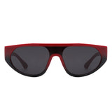 S2129 - Round Flat Top Retro Fashion Wholesale Sunglasses