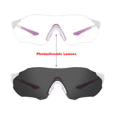 Y5004 - Sport Polarized Wrap Shield Rimless Photochromic Mirrored Wholesale Sunglasses
