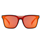 FS1004 - Oversized Square Mirror Lens Fashion Wholesale Sunglasses