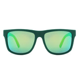 FS1002 - Polarized Vibrant Colorblock Square Wholesale Sunglasses