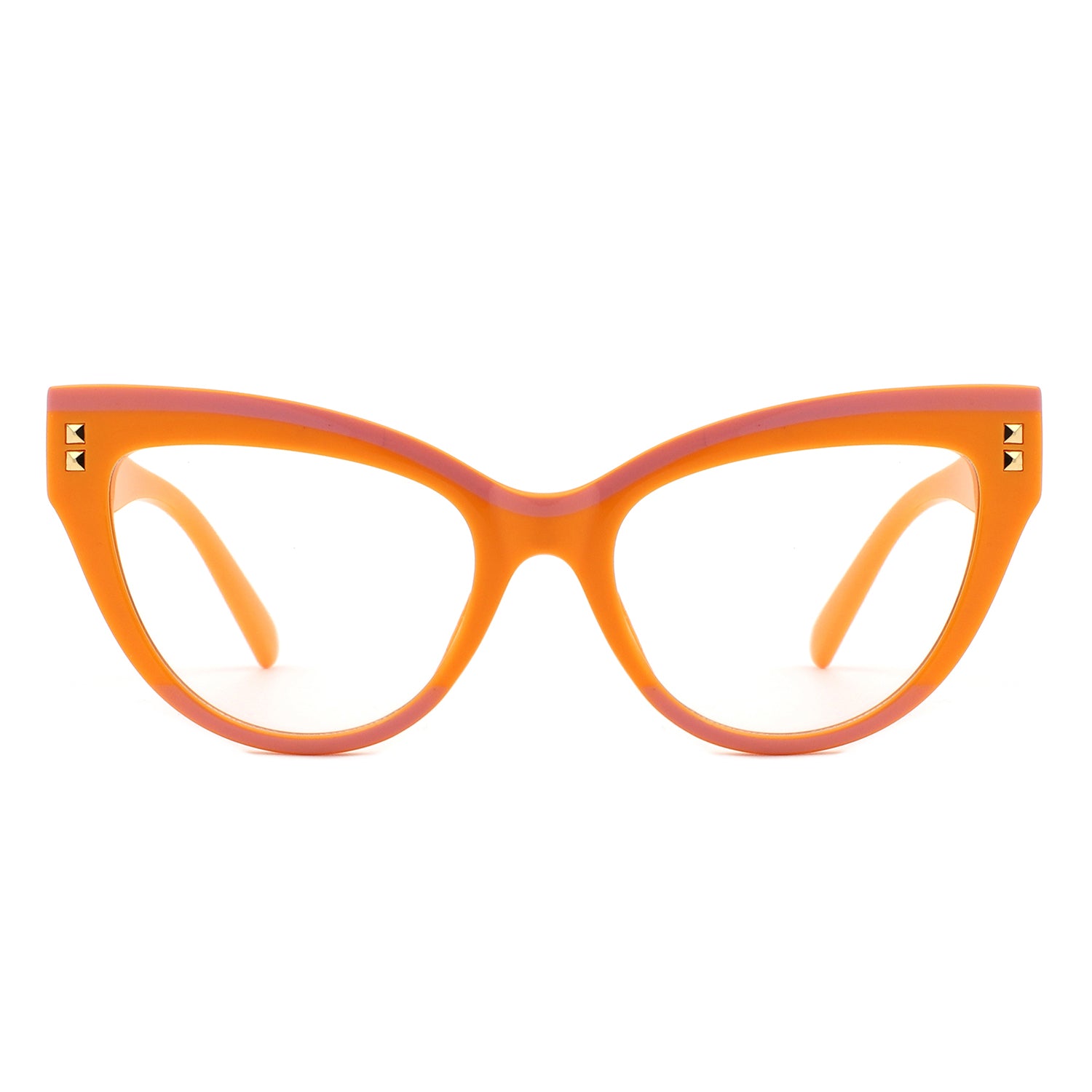 HS1304 - Women Double Tone Frame Anti Blue Light Wholesale Glasses - Iris Fashion