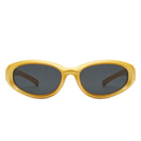 HS1275 - Rectangle Retro Chic Oval Fashion Wholesale Sunglasses