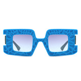 HS1318 - Geometric Modern Chunky Fashion Square Wholesale Sunglasses