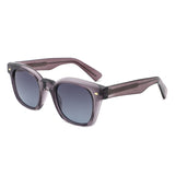 PIC3002 - Retro Square Polarized Curved Modern Fashion Wholesale Sunglasses