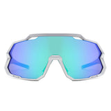 Y5001 - Sport Wrap Shield Mirrored Photochromic Wholesale Sunglasses