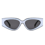 HS1365 - Retro Narrow 90s Inspired Bold Cat Eye Wholesale Sunglasses
