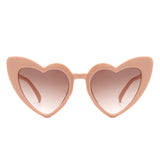 HK1034 - Kids Heart Shaped Toddlers Children Wholesale Sunglasses