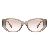HS2214 - Women Oversized Oval Cat Eye Sunglasses - Iris Fashion