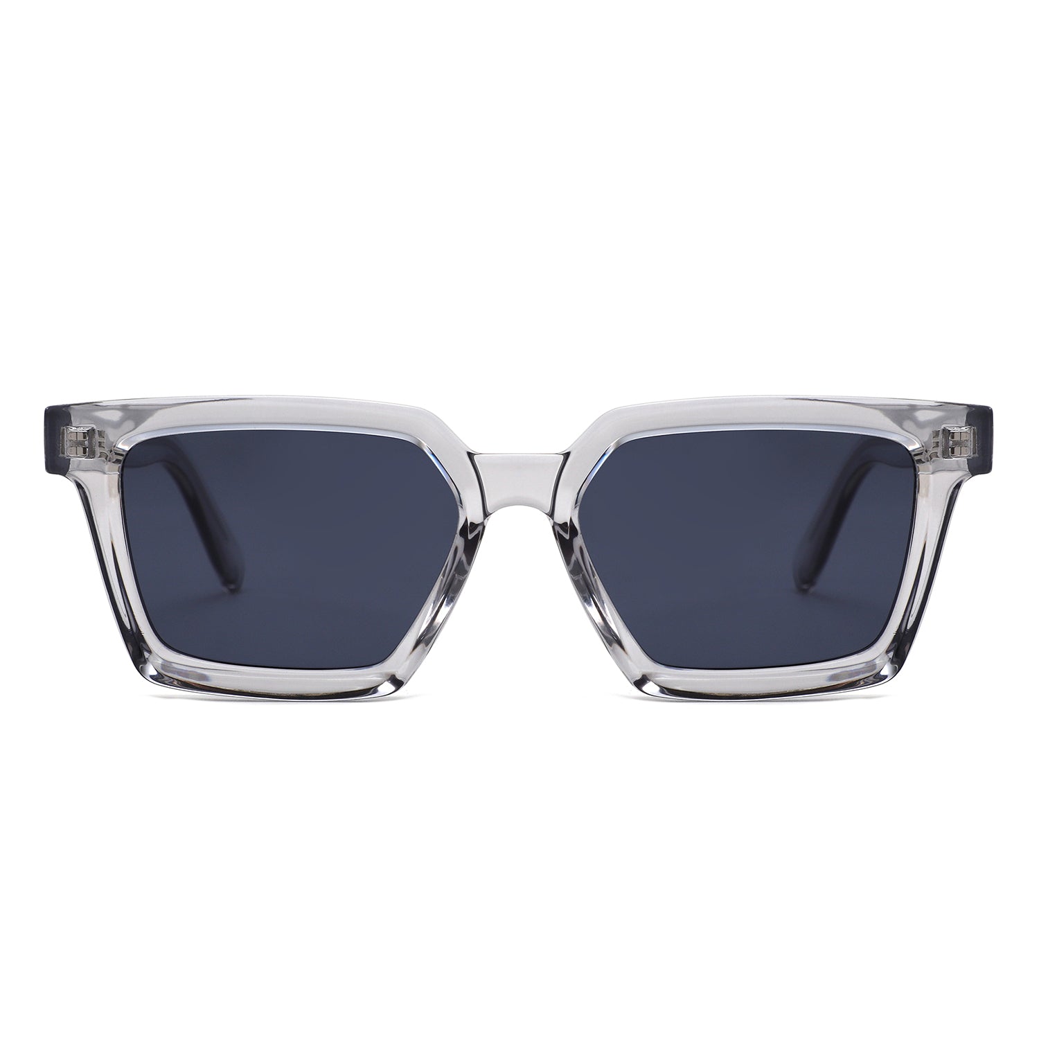 P/C007 - Square Retro Chunky Frame Wholesale Sunglasses - Iris Fashion