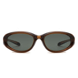 HS2236 - Retro Y2K Oval Wrap Wholesale Sunglasses