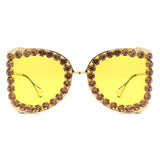 HJ3032 - Rhinestone Oversize Butterfly Luxury Women Wholesale Sunglasses