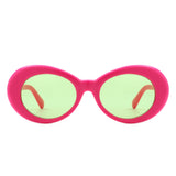 HS2206 - Oval Clout Goggles Retro Zigzag Arms Fashion Wholesale Sunglasses