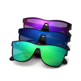 ZN5001 - Sport Wrap Mirrored Smart Eyewear Bluetooth Sunglasses