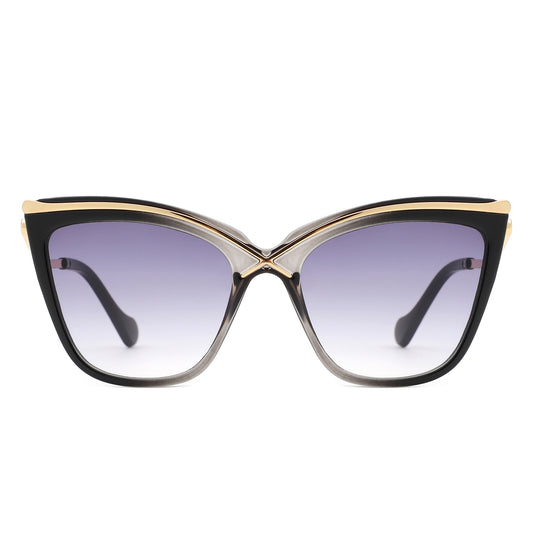 HJ3034 - Women Chic Oversize Fashion Cat Eye Wholesale Sunglasses
