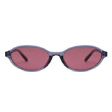 HS2234 - Slim Retro Oval Fashion Color-Tint Wholesale Sunglasses