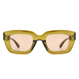 HS1215 - Classic Square Retro Tinted Fashion Wholesale Sunglasses