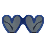 68159 - Heart Shaped Oversized Party Fashion Wholesale Sunglasses