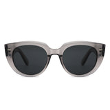 HS1424 - Women Round Cat Eye Fashion Sunglasses