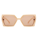 HS1320 - Geometric Chunky Fashion Square Wholesale Sunglasses