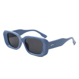 S1250 - Square Retro Thick Frame Geometic Wholesale Sunglasses
