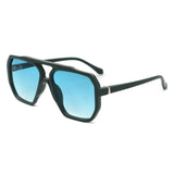 HS2268 - Women Oversized Square Fashion Aviator Sunglasses