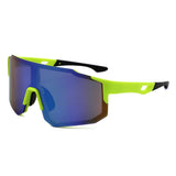 HY1024 - Sport Rimless Mirrored Shield Sunglasses