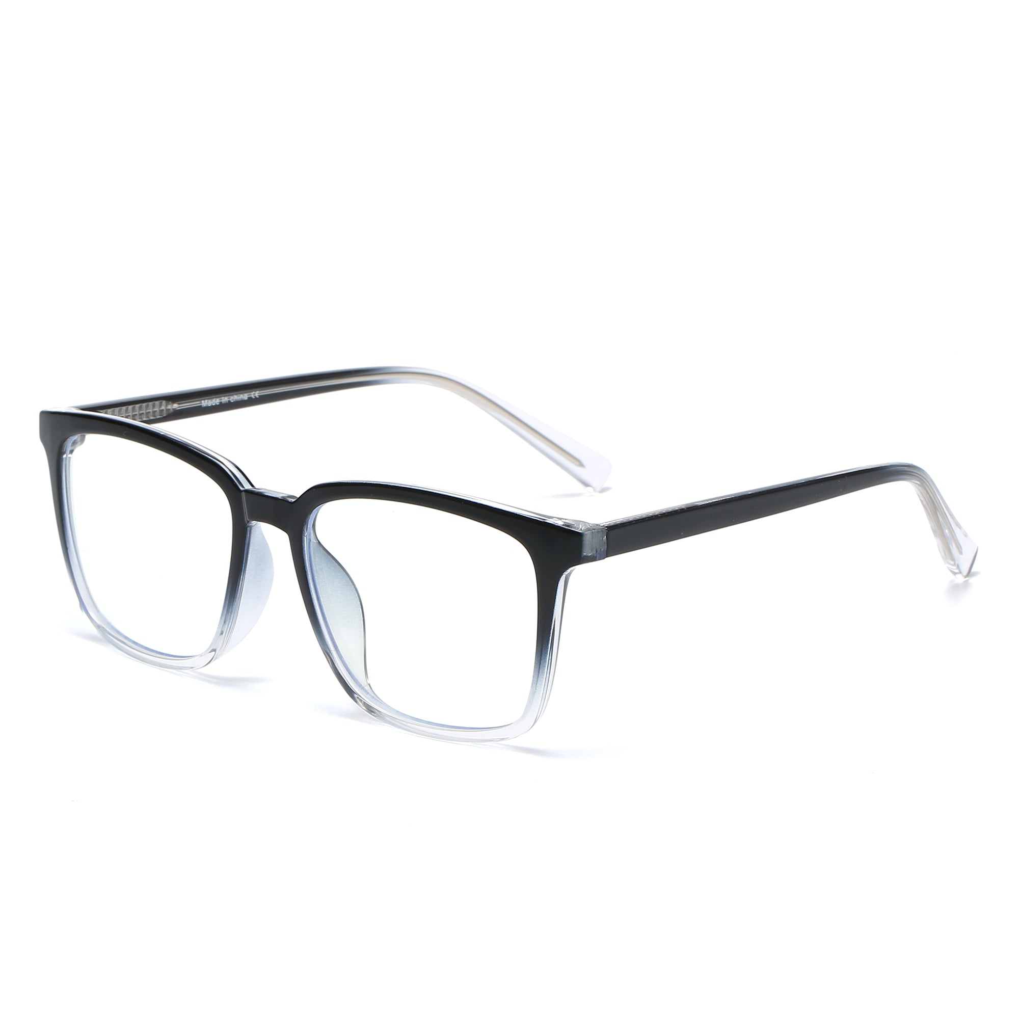 B2006 - Classic Square Blue Light Blocking Glasses - Iris Fashion
