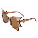 HS1252 - Irregular Round Geometric Party Wholesale Sunglasses