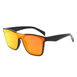 FS1004 - Oversized Square Mirror Lens Fashion Wholesale Sunglasses