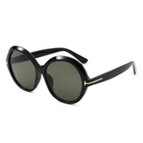 HS1436 - Women Oversized Fashion Round Sunglasses