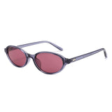 HS2234 - Slim Retro Oval Fashion Color-Tint Wholesale Sunglasses