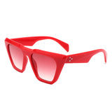 S2125-1 - Retro Flat Top Square Fashion Cat Eye Wholesale Sunglasses