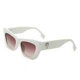 HS1259 - Women Square Chic Tinted Retro Cat Eye Fashion Wholesale Sunglasses