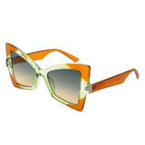 HS2203 - Geometric Cat Eye Vintage Fashion Women Wholesale Sunglasses