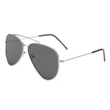 J1006 - Classic Brow-Bar Retro Fashion Wholesale Aviator Sunglasses
