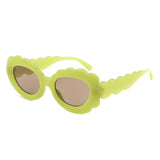 HS1307 - Women Round Cloud Tinted Fashion Oval Wholesale Sunglasses