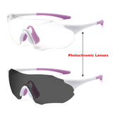 Y5004 - Sport Polarized Wrap Shield Rimless Photochromic Mirrored Wholesale Sunglasses