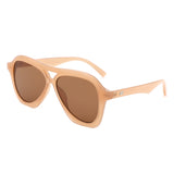 HS1333 - Geometric Square Modern Fashion Aviator Wholesale Sunglasses