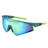 HS1374 - Shield Wraparound Cycling Sports Wholesale Sunglasses