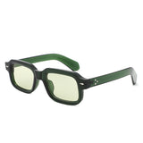 HS1355 - Vintage Square Flat Top Retro Fashion Wholesale Sunglasses