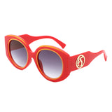 HS2189 - Oversize Luxurious Fashion Women Round Wholesale Sunglasses
