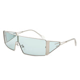 HJ3033 - Rectangle Retro Wrap Around Fashion Square Wholesale Sunglasses