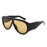 HS1360 - Retro Oversize Shield Wraparound Wholesale Sunglasses