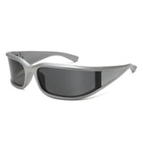 HS2223 - Oversize Retro Y2K Wrap Rectangle Wholesale Sunglasses