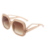 HS1231 - Women Square Large Double Frame Fashion Oversize Wholesale Sunglasses