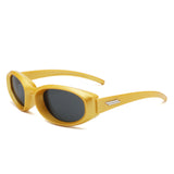 HS1275 - Rectangle Retro Chic Oval Fashion Wholesale Sunglasses
