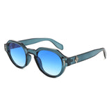HS1369 - Round Modern Geometric Vintage Inspired Retro Wholesale Sunglasses